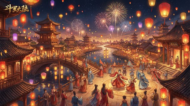 抖音揭秘节日视频：灯火阑珊