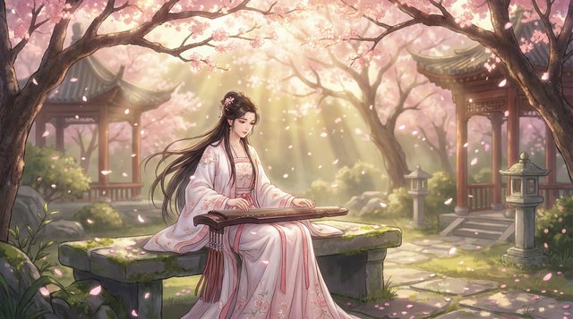 抖音揭秘美食视频：古韵琴声